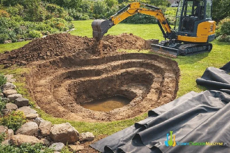 Oczko wodne z betonu – krok po kroku do pięknego ogrodu