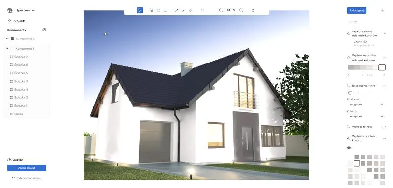 Styl architektoniczny a kolor
