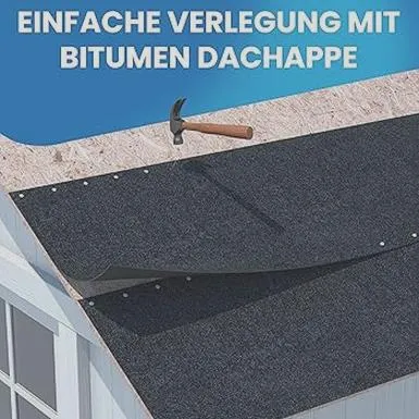 Układanie papy na dachu