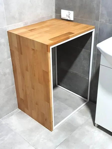 Zabudowa pralki w łazience